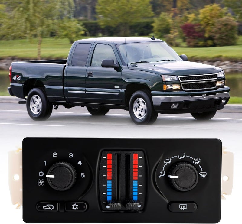 Frezon 599-210XD A/C Climate Control Module Panel Fit For Cadillac Buick,For Chevrolet Avalanche Silverado SuburbanTrailblazer,For GMC Sierra Envoy Yukon,For Isuzu Ascender,For Olds Bravada Saab - Image 1